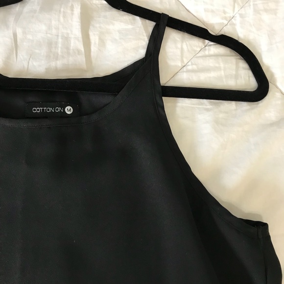 Black Slip Dress - Picture 3 of 4